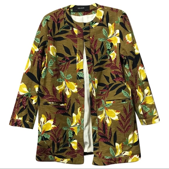 Zara Jackets & Blazers - Zara Floral Jacket